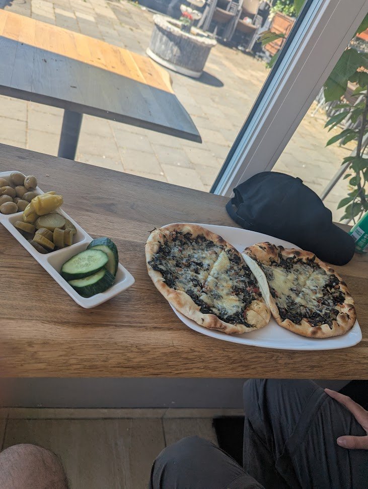 Syrian pizza that we had in Koblenz